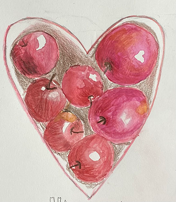 heart kids artwork
